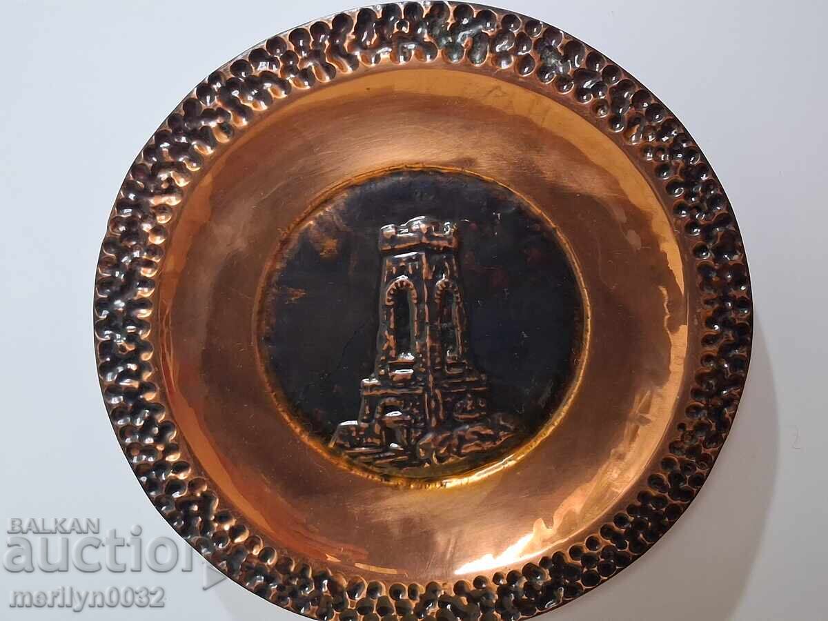 Decorative copper plate for wall sahan, copper, panica tray