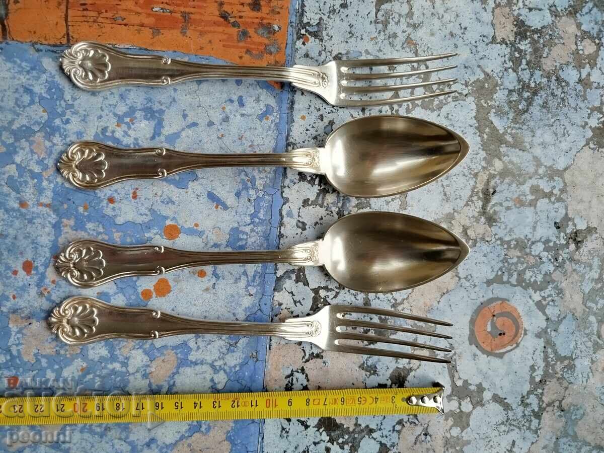 Παλιά γαλλικά ασημένια μαχαιροπήρουνα