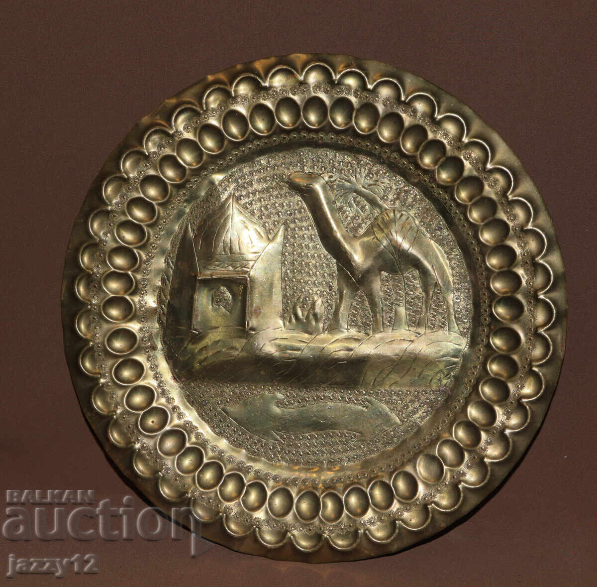 Brass plate wall decoration Arabic motifs with price 160.00 BGN | € 81.81