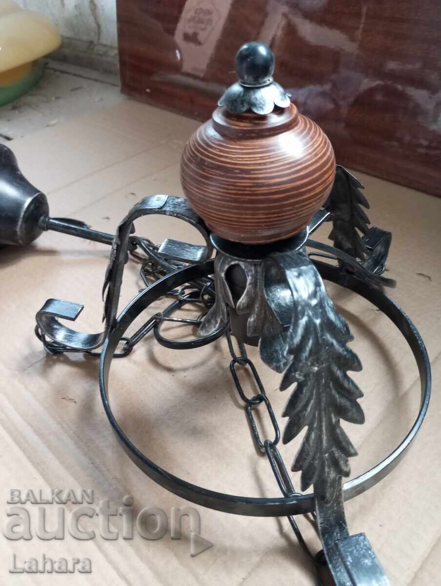 Delivery of Wrought Iron Chandelier