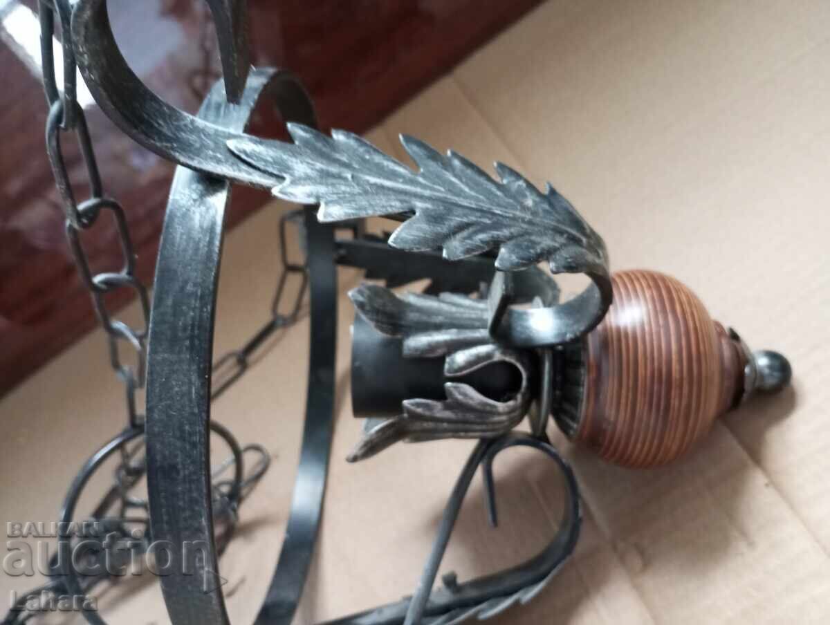 Πολυέλαιος από σφυρήλατο σίδερο - 5