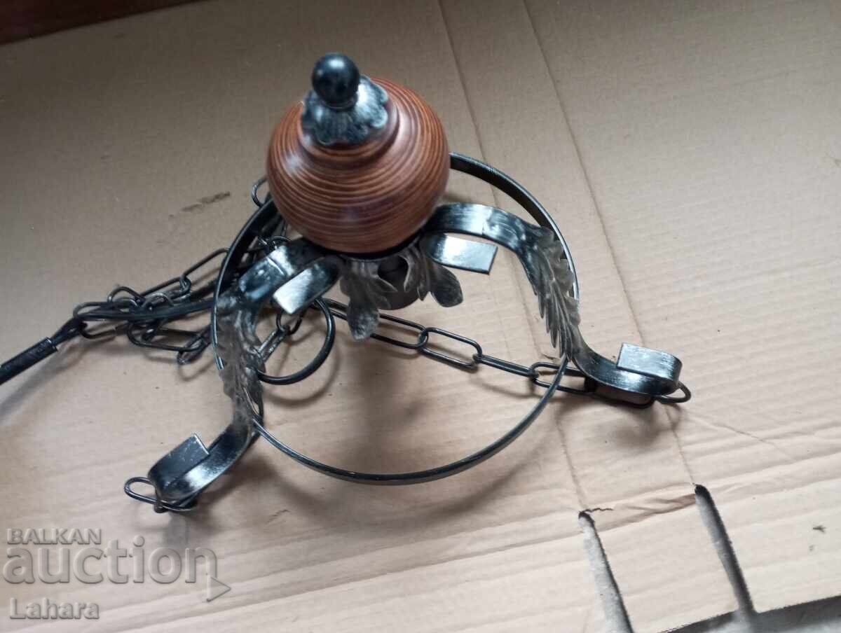 Wrought Iron Chandelier - 7