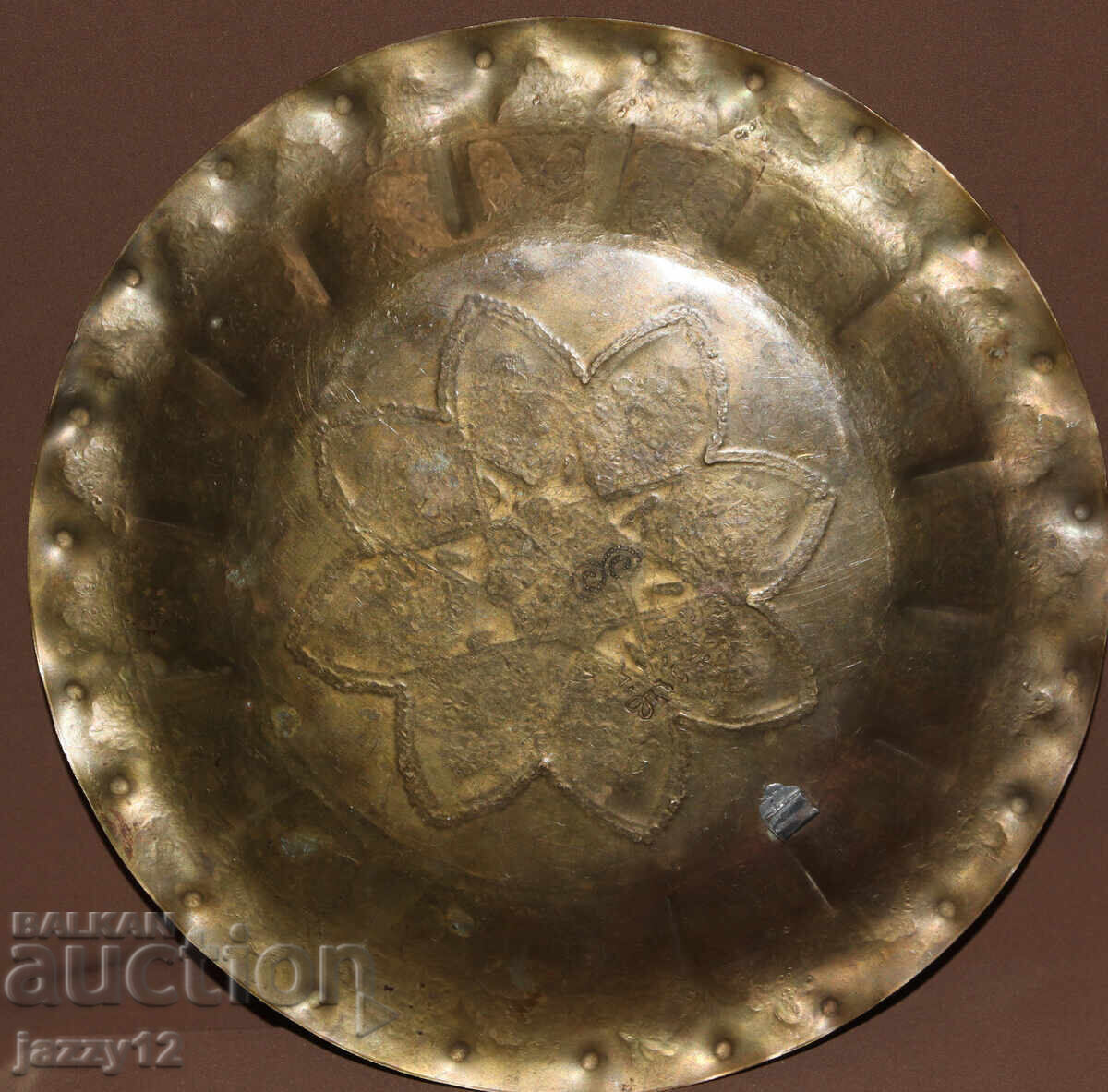 Veche farfurie din alamă, panou, decorațiune de perete, motive islamice - 6 Veche farfurie din alamă, panou, decorațiune de perete, motive islamice - 6