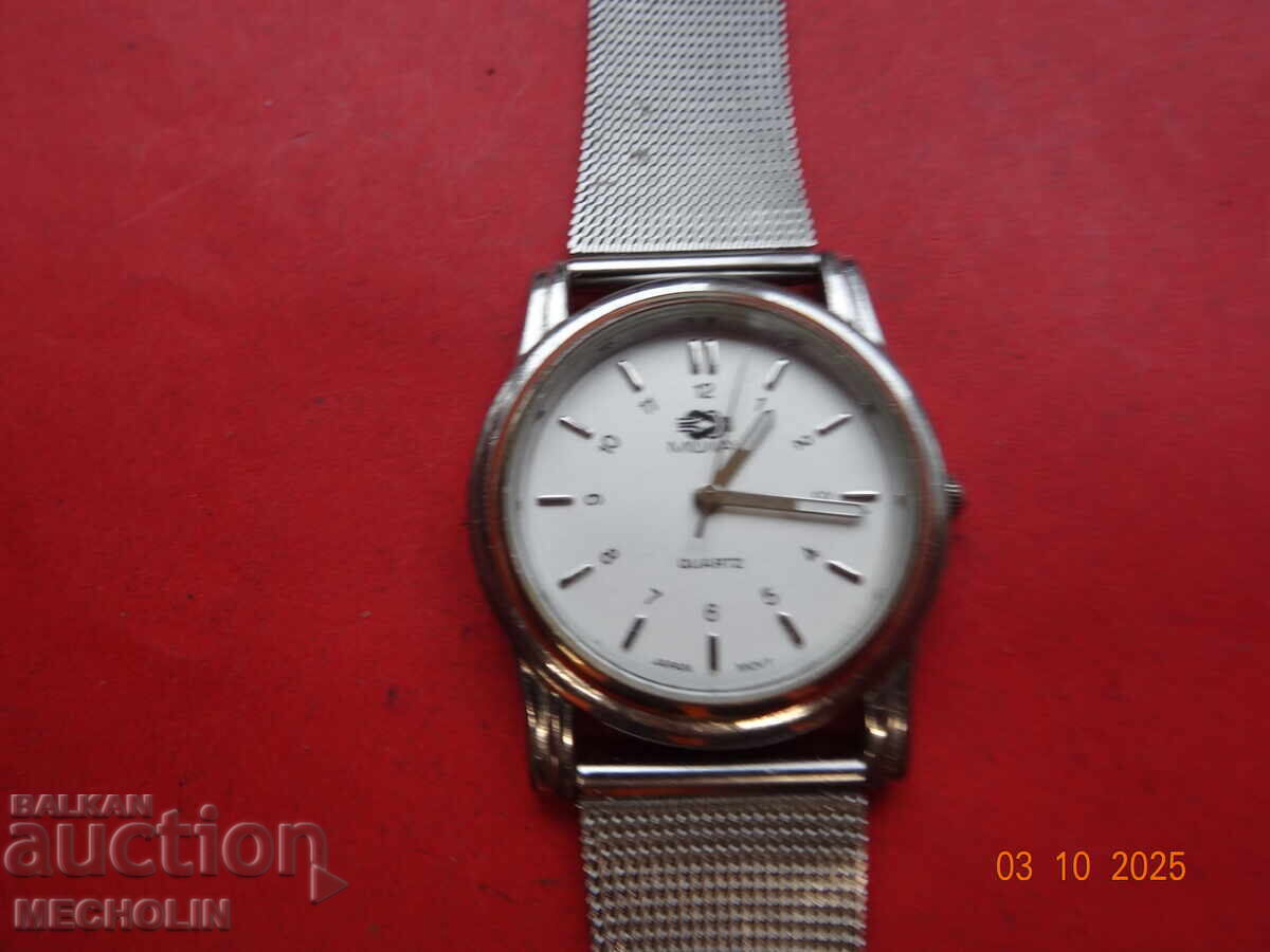 COLLECTOR'S QUARTZ WATCH MILVAY JAPANESE with price 15.00 BGN | € 7.67