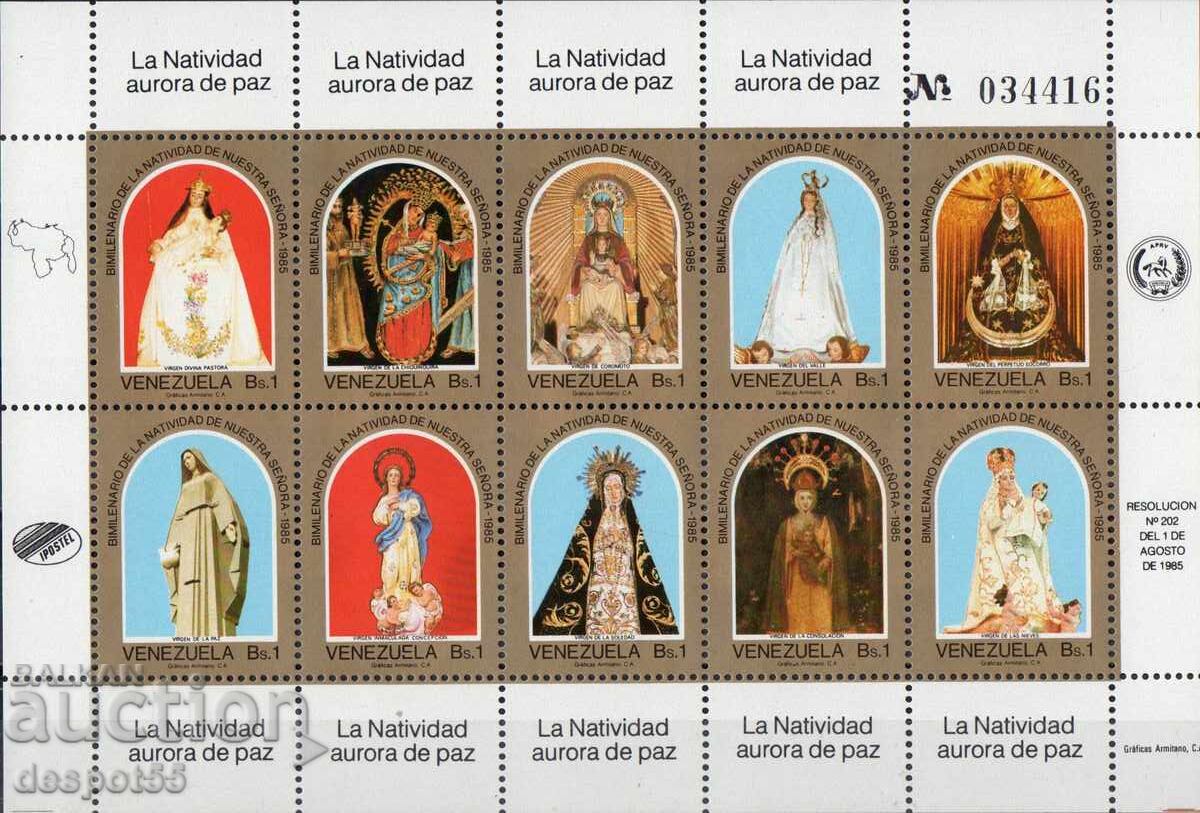 1985. Βενεζουέλα. 2000 god. από τη γέννηση της Παρθένου Μαρίας. Μπλοκ