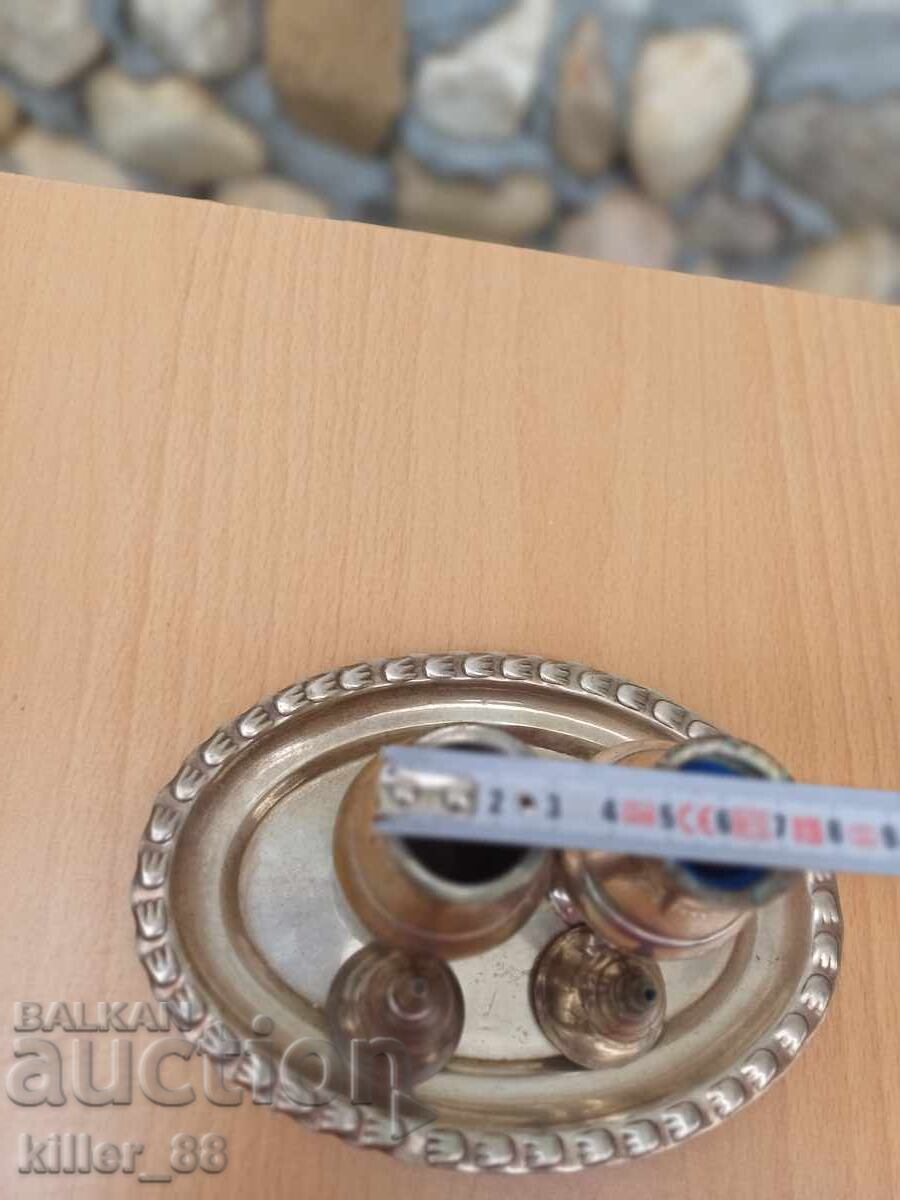 Δημοπρασία Παλιό μπαρόκ σετ αλατιέρας Δημοπρασία Παλιό μπαρόκ σετ αλατιέρας