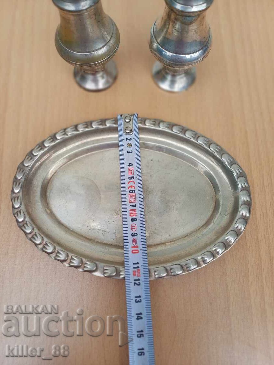 Παλιό μπαρόκ σετ αλατιέρας - 5 Παλιό μπαρόκ σετ αλατιέρας - 5