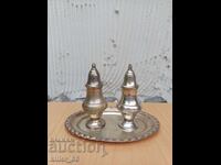 Παλιό μπαρόκ σετ αλατιέρας