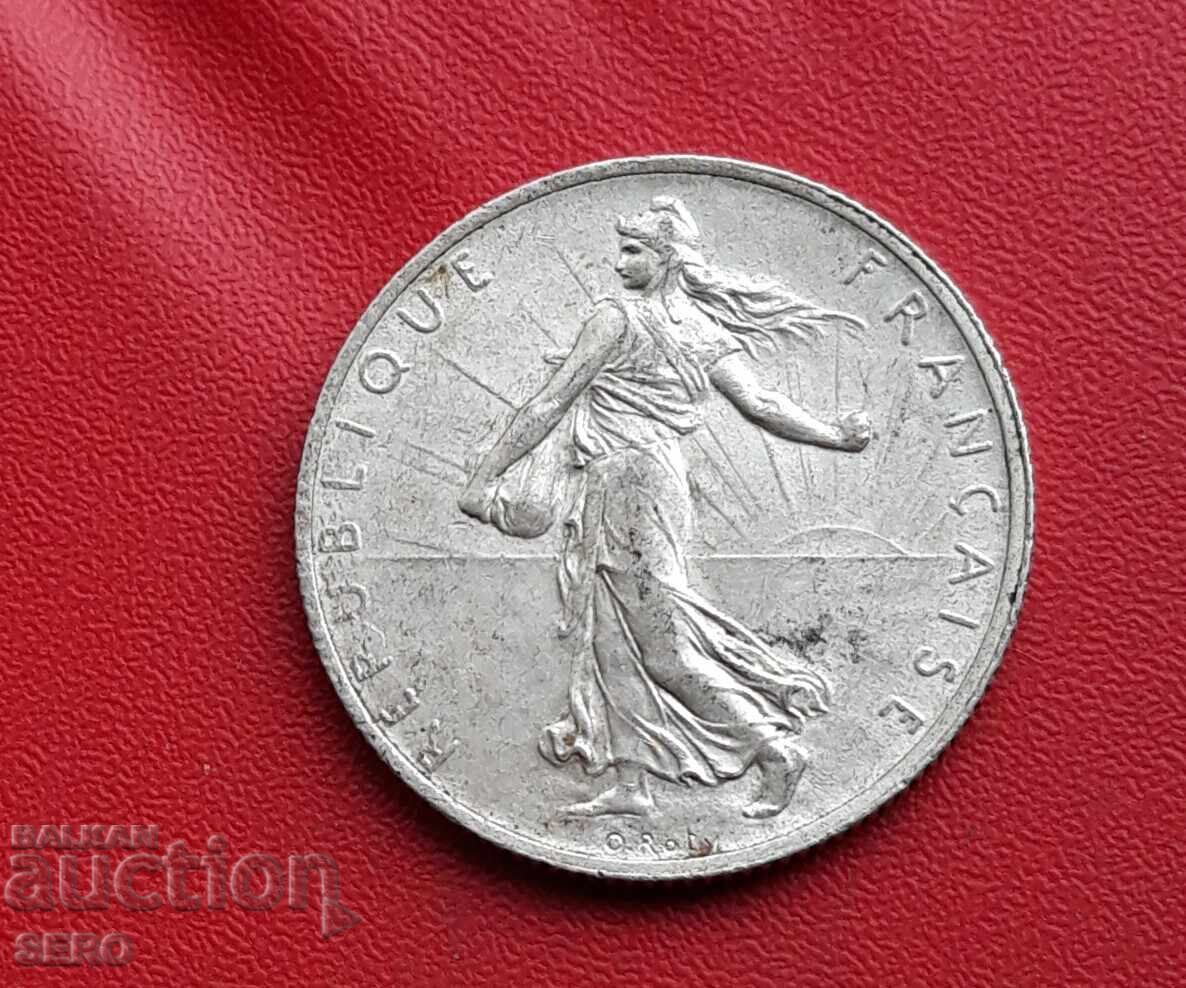 Franța - 2 franci 1914 - argint cu preț 33.00 BGN | € 16.87
