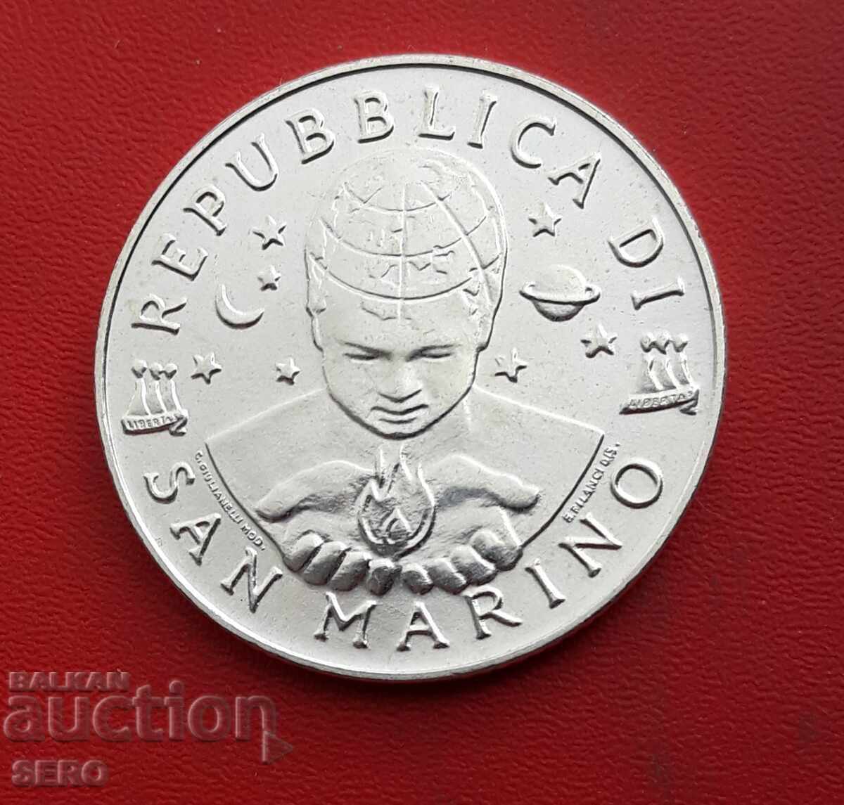 Σαν Μαρίνο - 5000 λιρες 2000 χρονος - ασημένια και πολύ σπάνια με τιμή 121.00 BGN | € 61.87