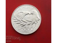 Σαν Μαρίνο - 5000 λιρες 2000 χρονος - ασημένια και πολύ σπάνια