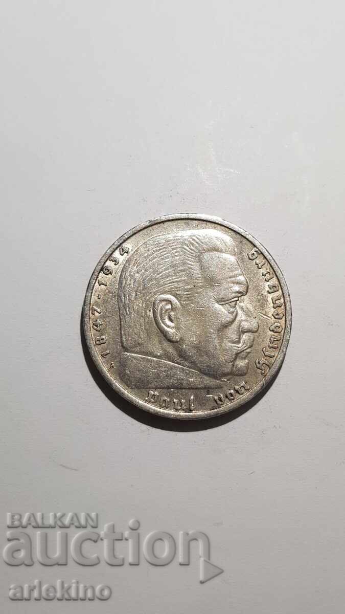 Доставка на Сребърна монета 5 Райх марки 1936 год. Германия Доставка на Сребърна монета 5 Райх марки 1936 год. Германия