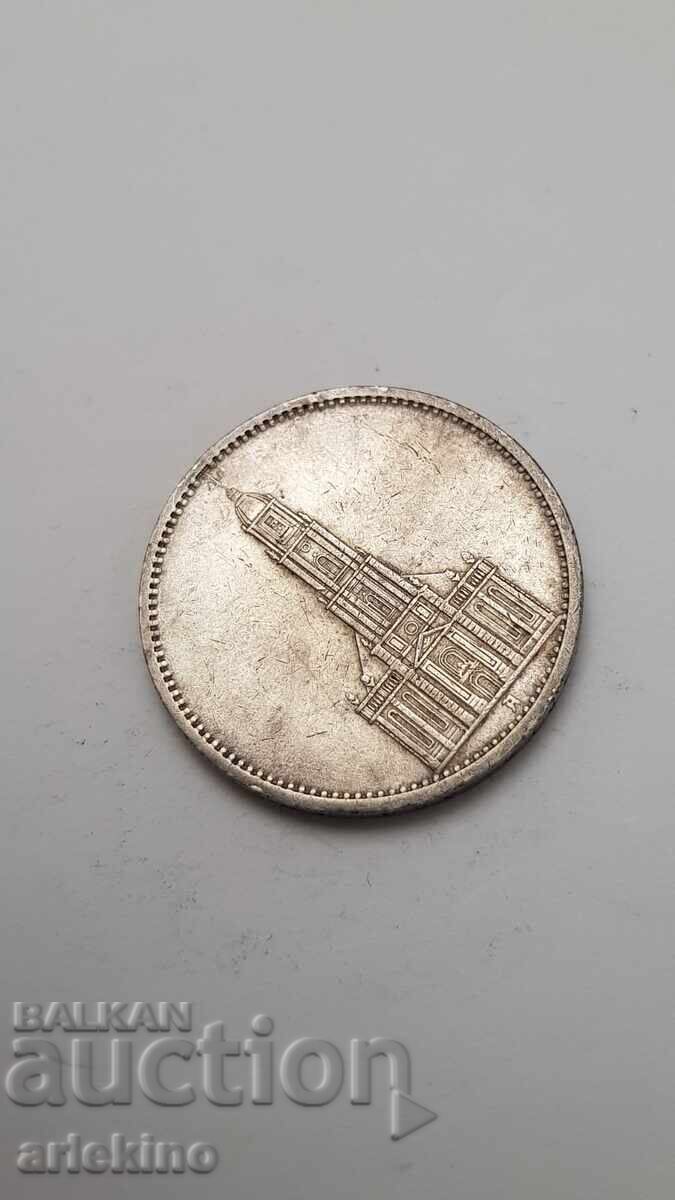 Monedă de argint 5 Reichsmarke 1934 Germania - 7