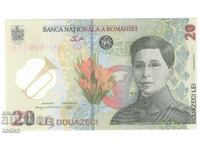 Romania - 20 Lei - 2023 - P# 119Ab - Certificate of Authenticity with crown - Polymer