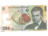 Ρουμανία-200 Λέι-2024-P# 122n-COA με κορώνα-Πολυμερές