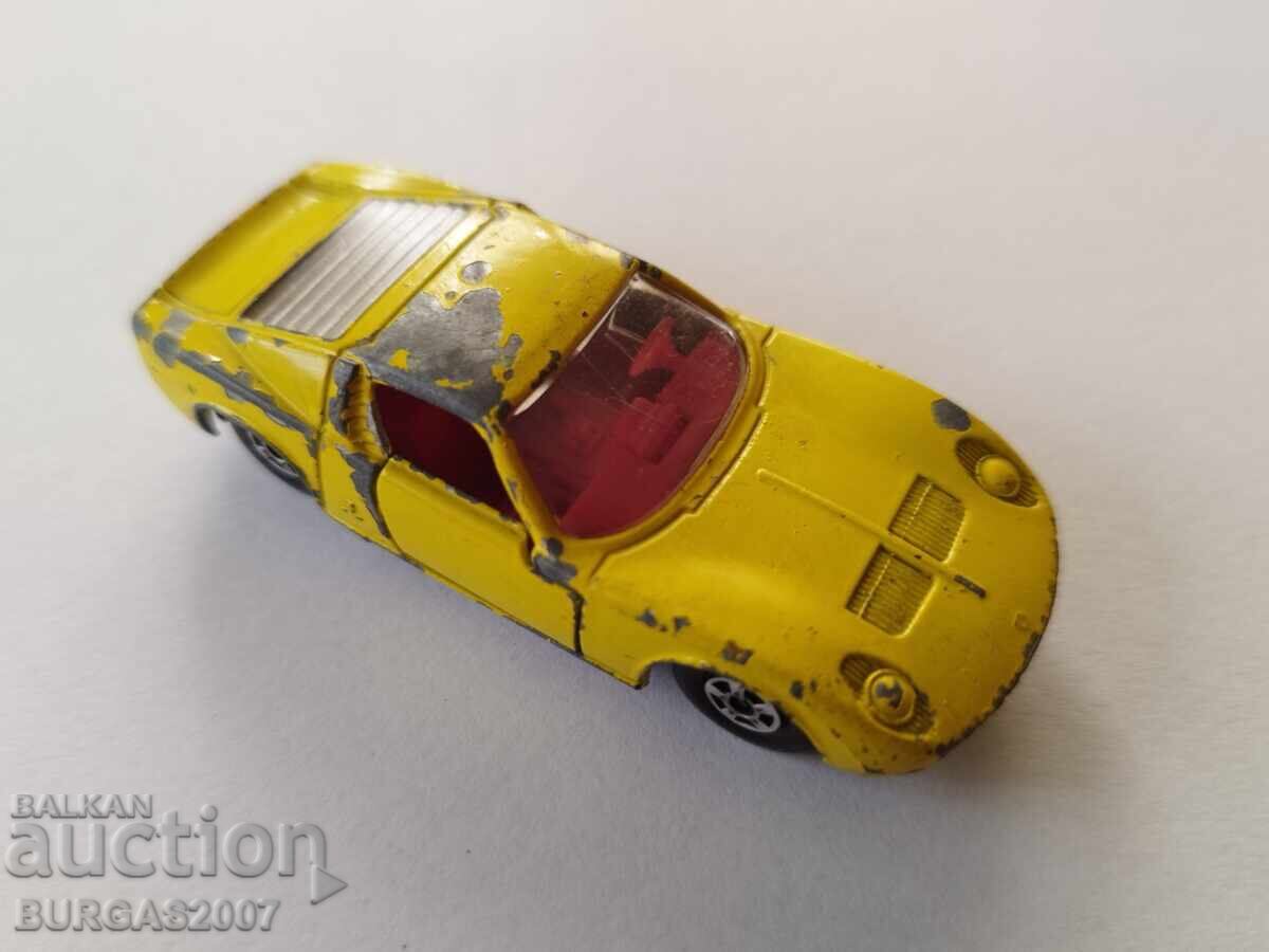 Metal cart, Lamborghini Miura, Matchbox, Made in England Metal cart, Lamborghini Miura, Matchbox, Made in England