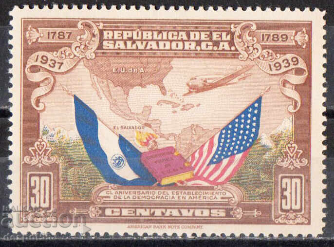 1938. Ελ Σαλβαδόρ. 150η Επέτειος του Συντάγματος των ΗΠΑ