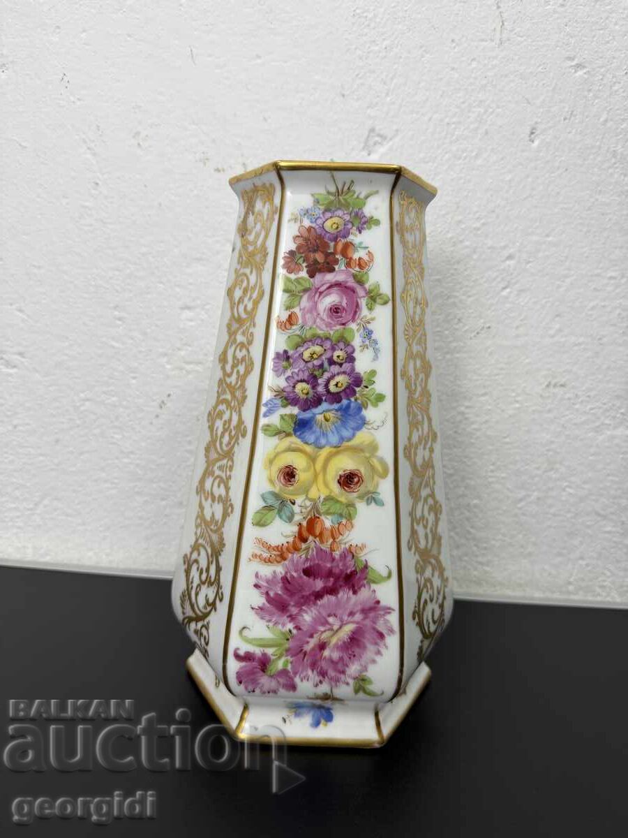 Vază de porțelan unică - Dresda. №7427