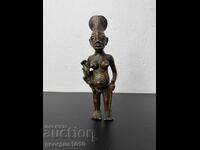 Artă africană, statuetă bronzată nr. 7428