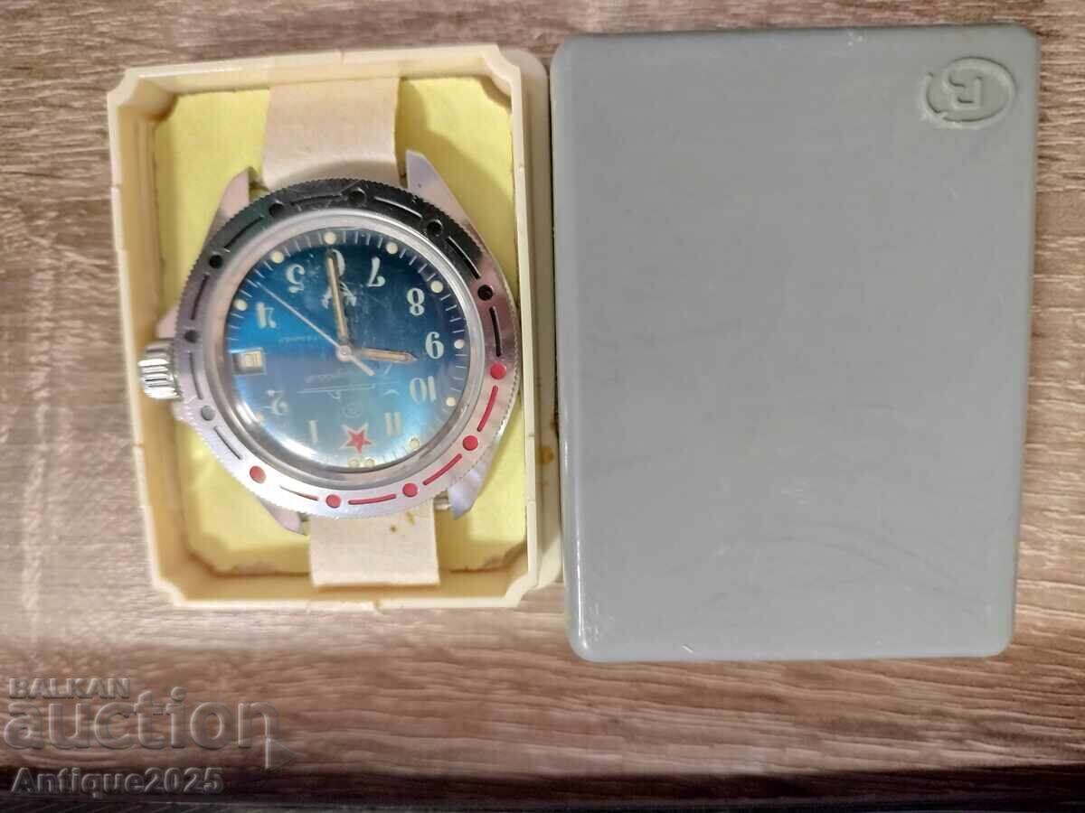 Оригинален съветски часовник "Восток Амфибия" (СССР/Русия) - 5