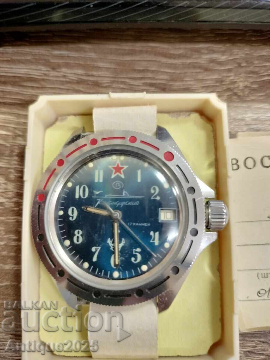 Оригинален съветски часовник "Восток Амфибия" (СССР/Русия)