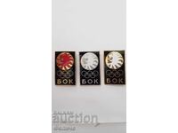 3бр. Редки знаци, значки, знак БЪЛГАРСКИ ОЛИМПИЙСКИ КОМИТЕТ