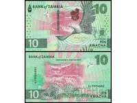 ❤️ ⭐ Zambia 2024 10 Kwacha UNC New ⭐ ❤️