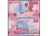 ❤️ ⭐ Zambia 2024 20 Kwacha UNC New ⭐ ❤️