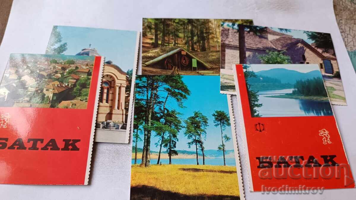 Мини картички на град Батак 1972 с цена 1.85 лв. | € 0.95