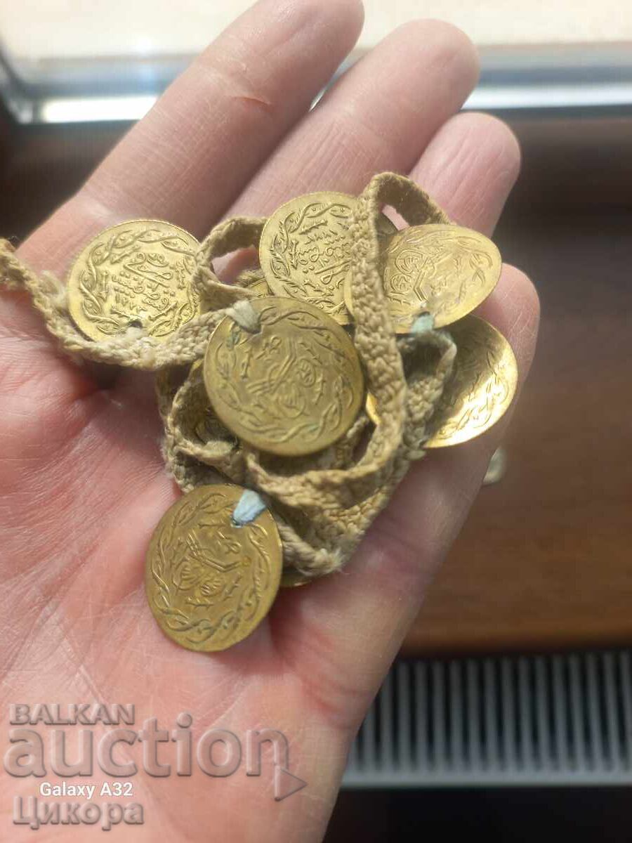 OLD JEWELRY PENDANTS TURKISH COINS MAHMUDIYA CARRIER OLD JEWELRY PENDANTS TURKISH COINS MAHMUDIYA CARRIER