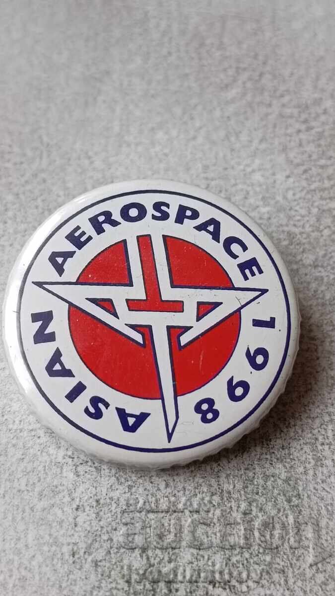 ASIAN AEROSPACE 1998 Badge