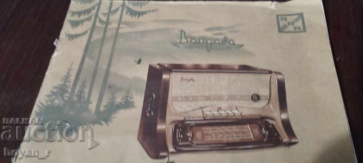 Delivery of Daugava Radiogramophone 1954