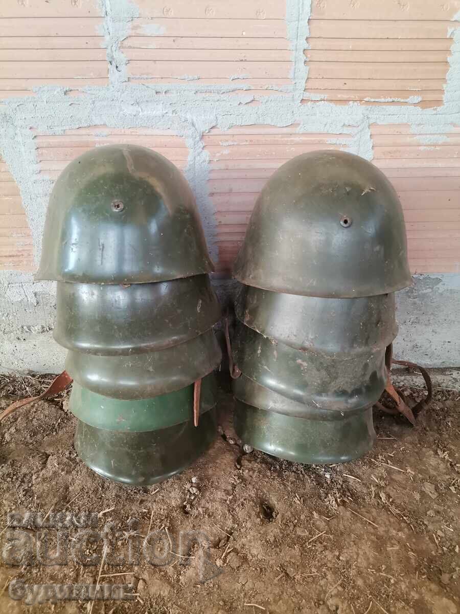10 Military Helmets. BZT. See my other auctions as well 10 Military Helmets. BZT. See my other auctions as well