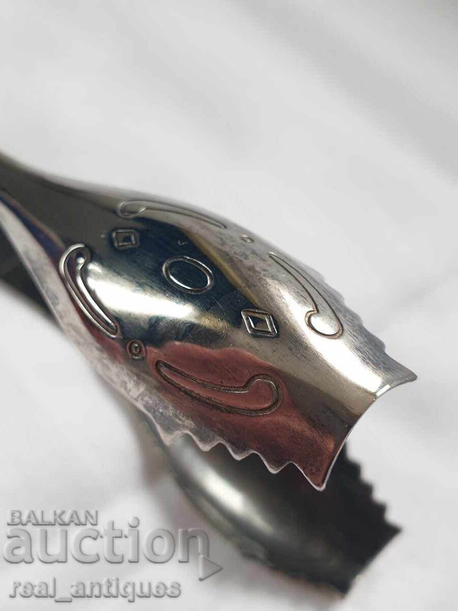 Silver-plated ice tongs with price 21.00 BGN | € 10.74