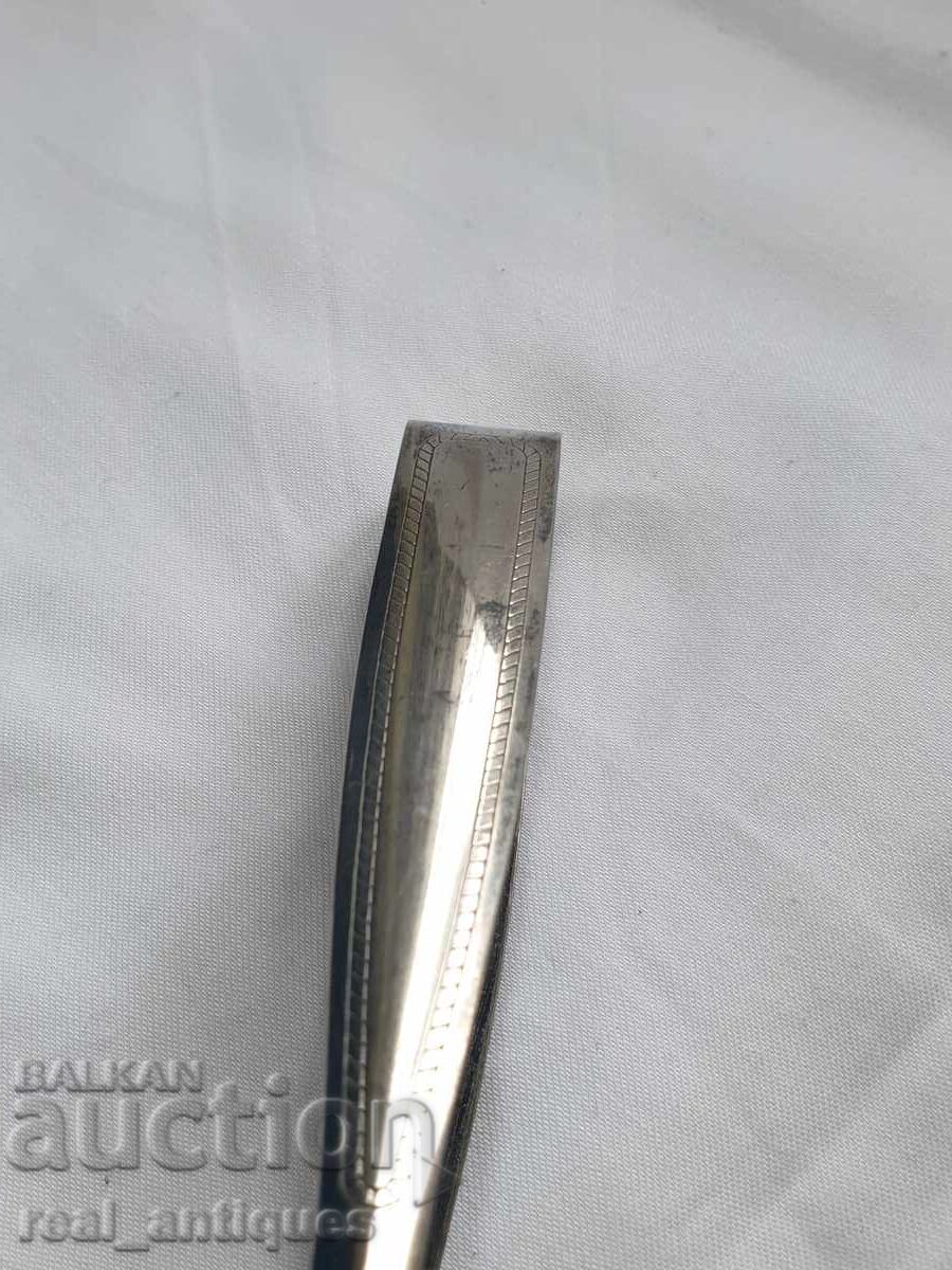 Auction  Silver-plated ice tongs