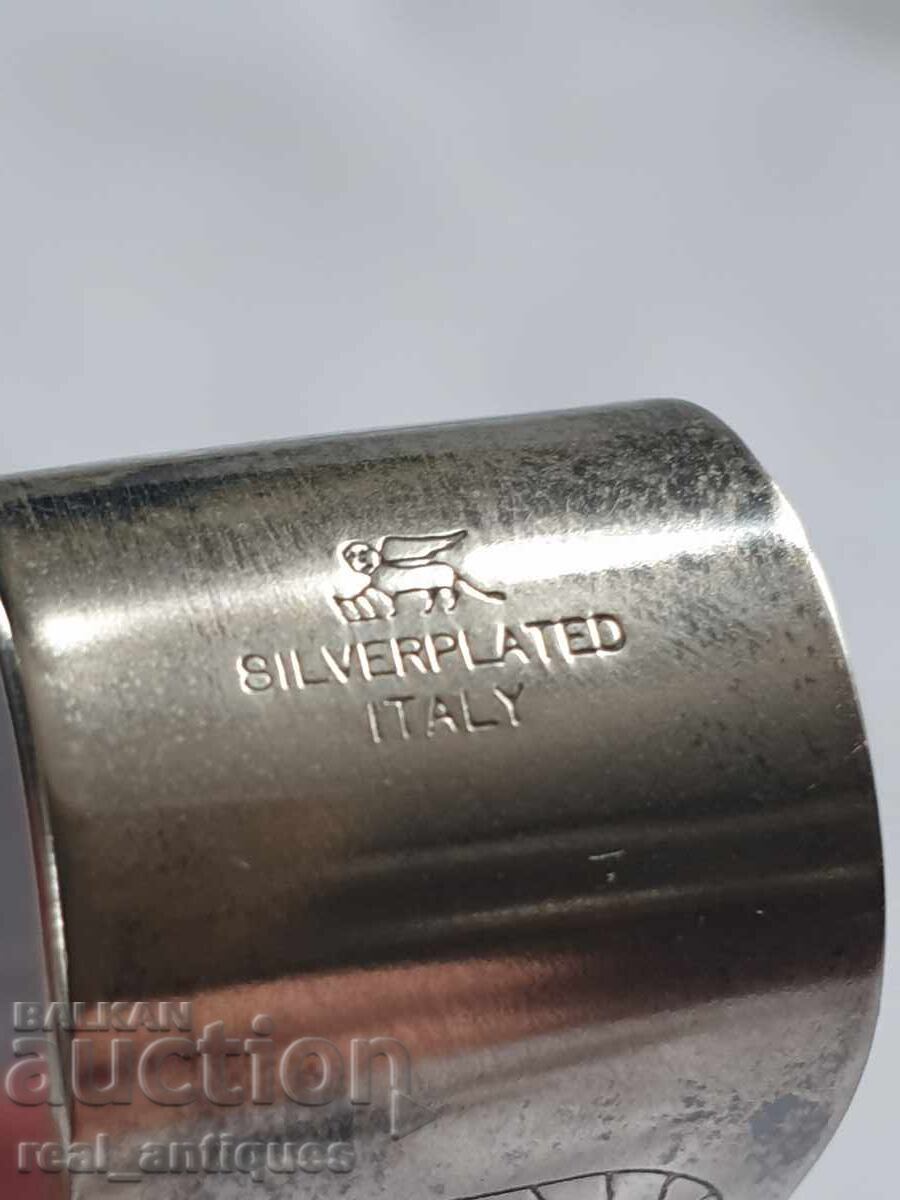 Silver-plated ice tongs - 5