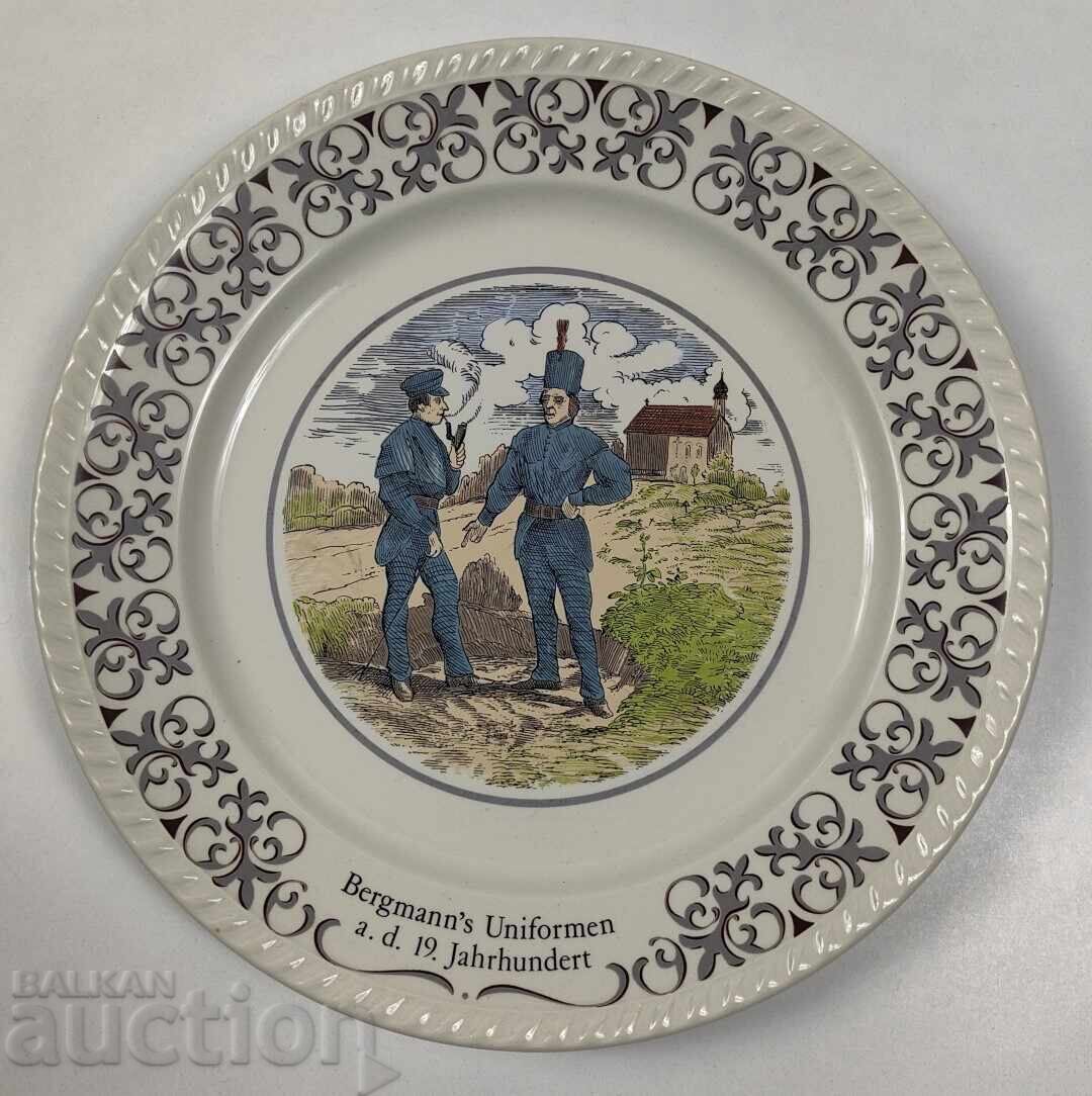 Συλλεκτικό Πορσελάνινο Πιάτο με Σήμανση, Άθικτο