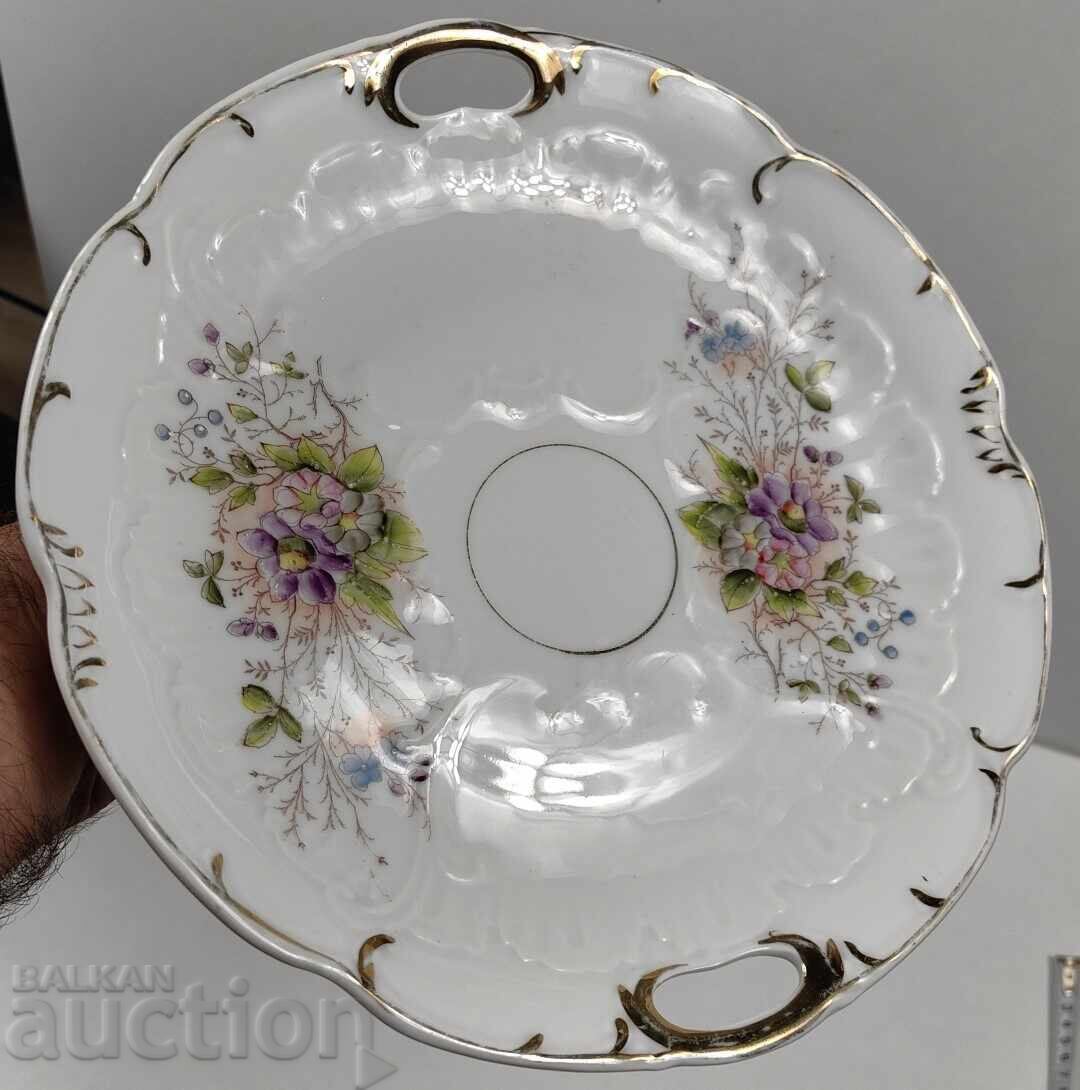 Παράδοση Συλλεκτικό Πορσελάνινο Πιάτο Φρουτιέρα Υγιές Παράδοση Συλλεκτικό Πορσελάνινο Πιάτο Φρουτιέρα Υγιές