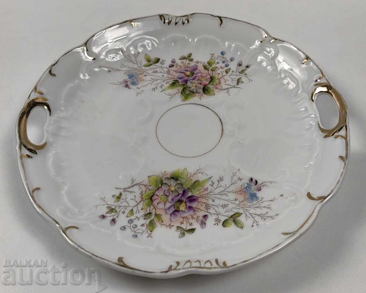 Συλλεκτικό Πορσελάνινο Πιάτο Φρουτιέρα Υγιές Συλλεκτικό Πορσελάνινο Πιάτο Φρουτιέρα Υγιές