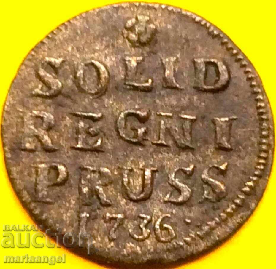 1 σόλιδ 1736 Γερμανία Πρωσία Βίλχελμ Φρειδερίκος σπάνιο - 7 1 σόλιδ 1736 Γερμανία Πρωσία Βίλχελμ Φρειδερίκος σπάνιο - 7
