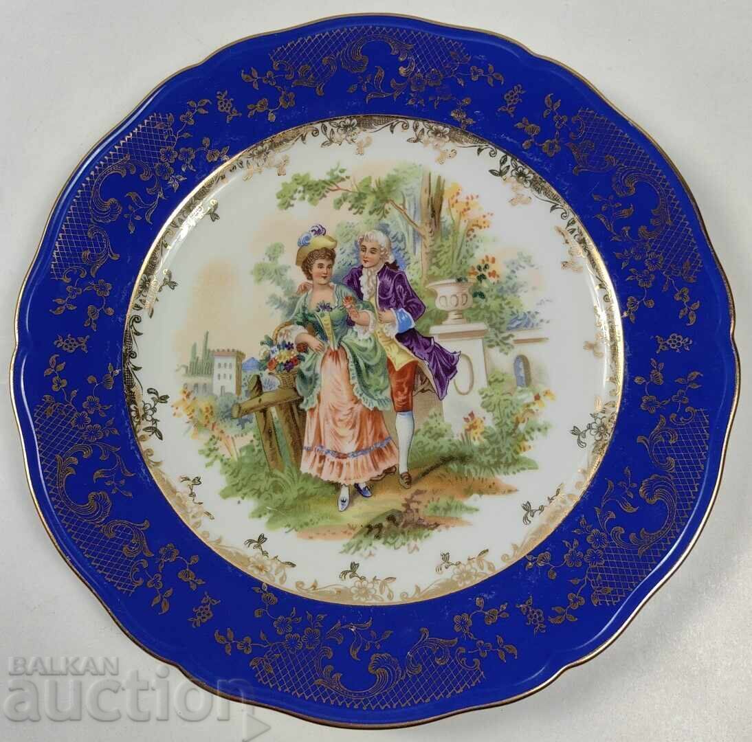 BAVARIA ELITE COLLECTOR'S PORCELAIN PLATE MARKED ZDR - 5 BAVARIA ELITE COLLECTOR'S PORCELAIN PLATE MARKED ZDR - 5