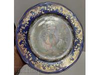 BAVARIA ELITE COLLECTOR'S PORCELAIN PLATE MARKED ZDR