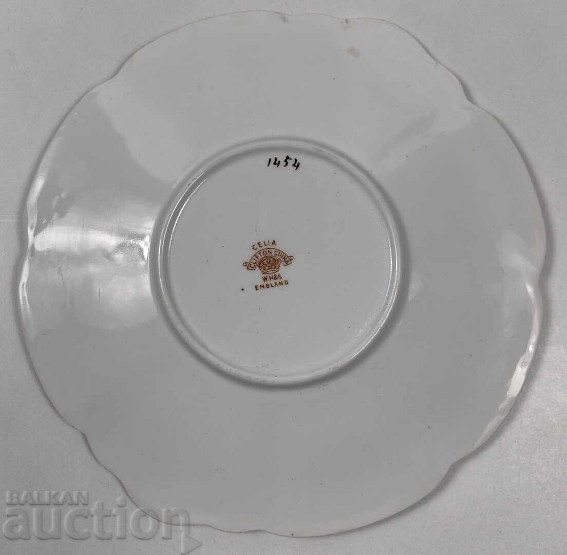 CLIFTON CHINA COLLECTOR'S PORCELAIN PLATE MARKED - 5