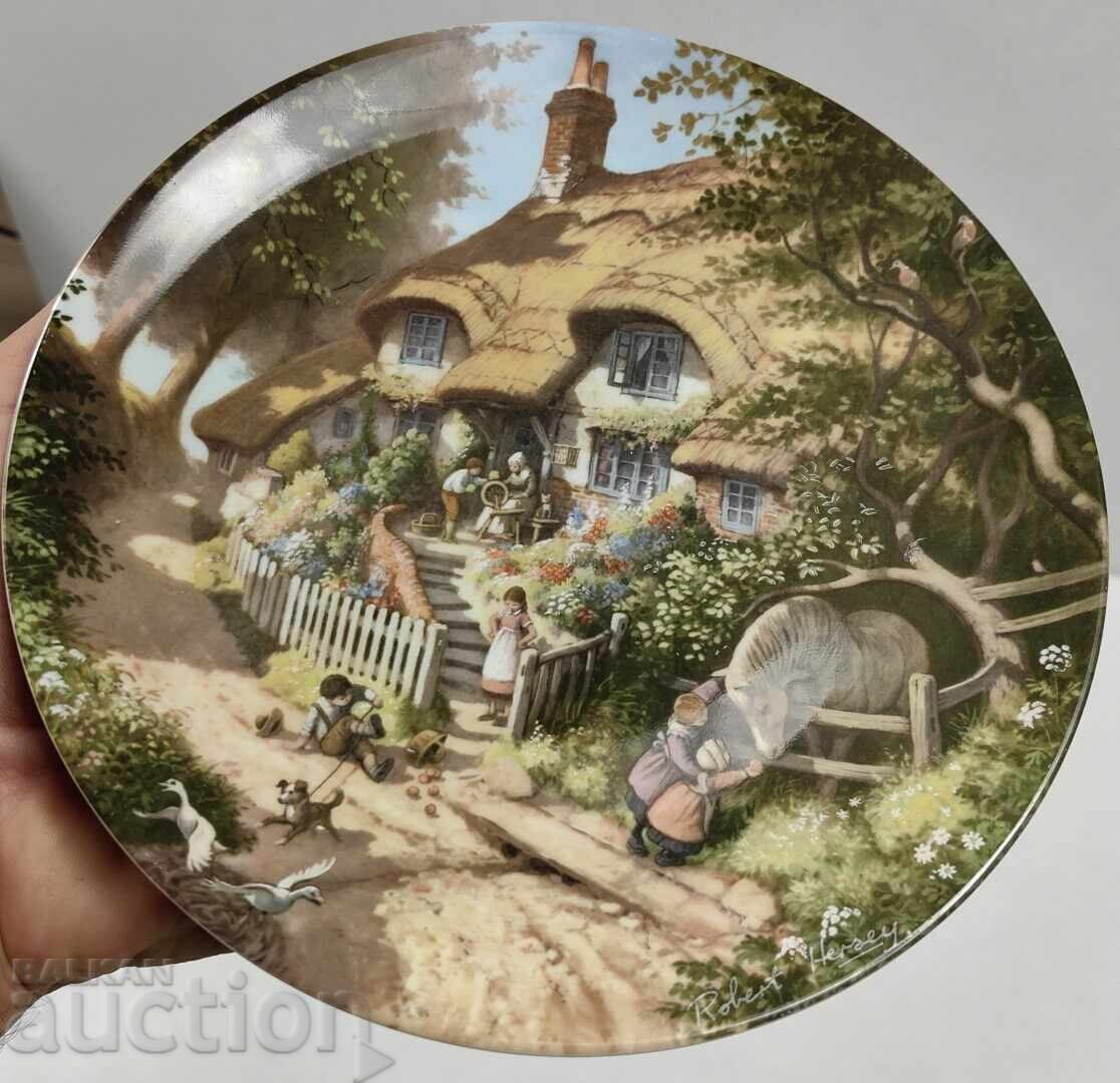 COLLECTOR'S PORCELAIN PLATE MARKED with price 20.00 BGN | € 10.23