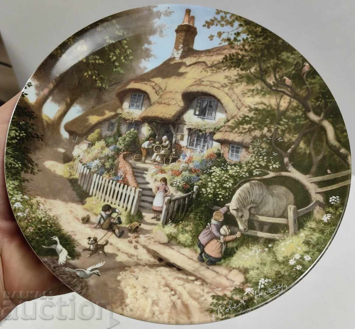 COLLECTOR'S PORCELAIN PLATE MARKED