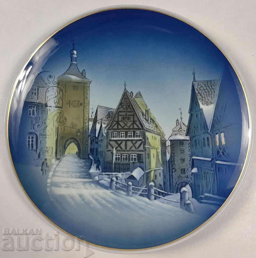 Auction  WINTER ROSENTHAL COLLECTOR'S PORCELAIN PLATE MARKED