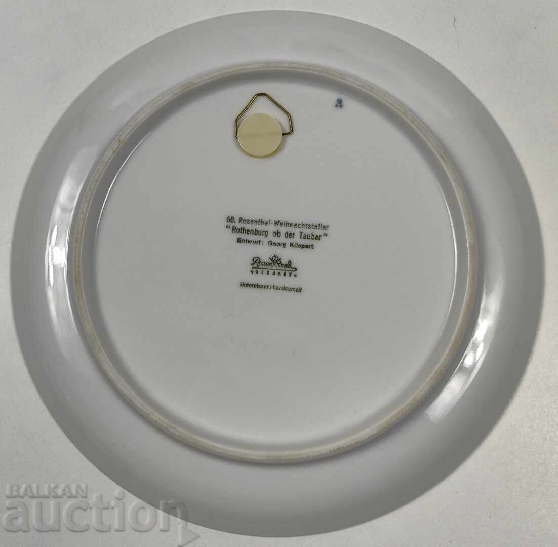 WINTER ROSENTHAL COLLECTOR'S PORCELAIN PLATE MARKED - 5