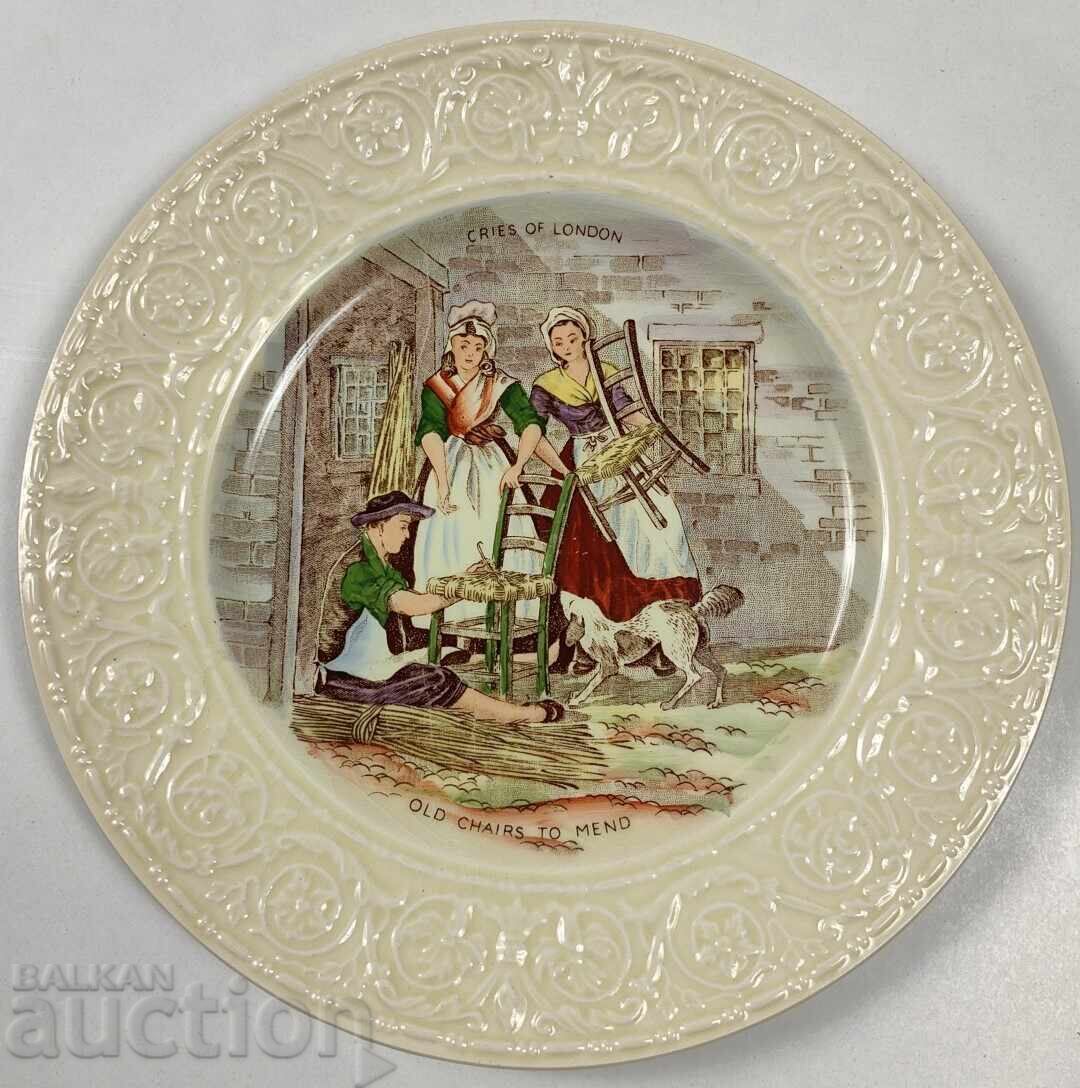 Delivery of Cries of London Collector's Porcelain Plate Marked