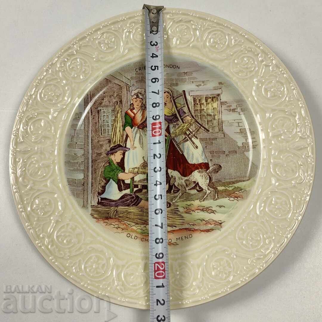 Cries of London Collector's Porcelain Plate Marked - 5