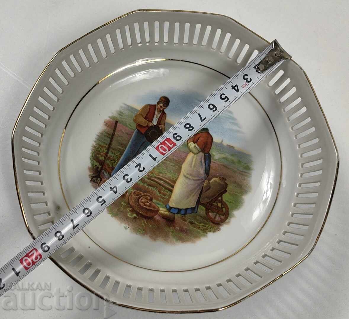 SCHUMANN COLLECTOR'S PORCELAIN PLATE MARKED - 5